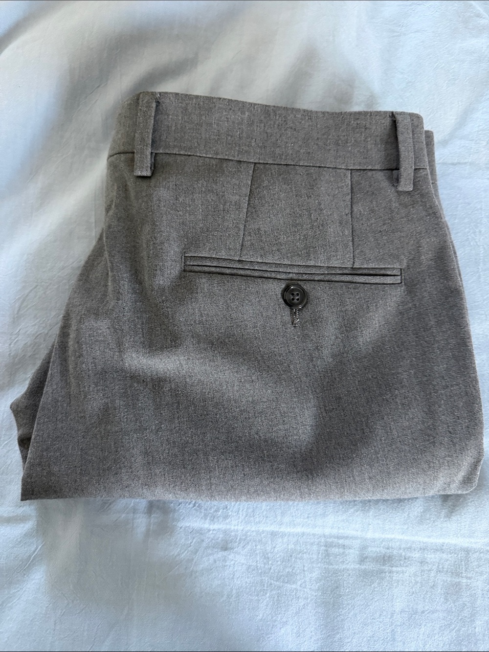 Apt. 9 Men's Gray Dress Pants with Back-Welt Pocket